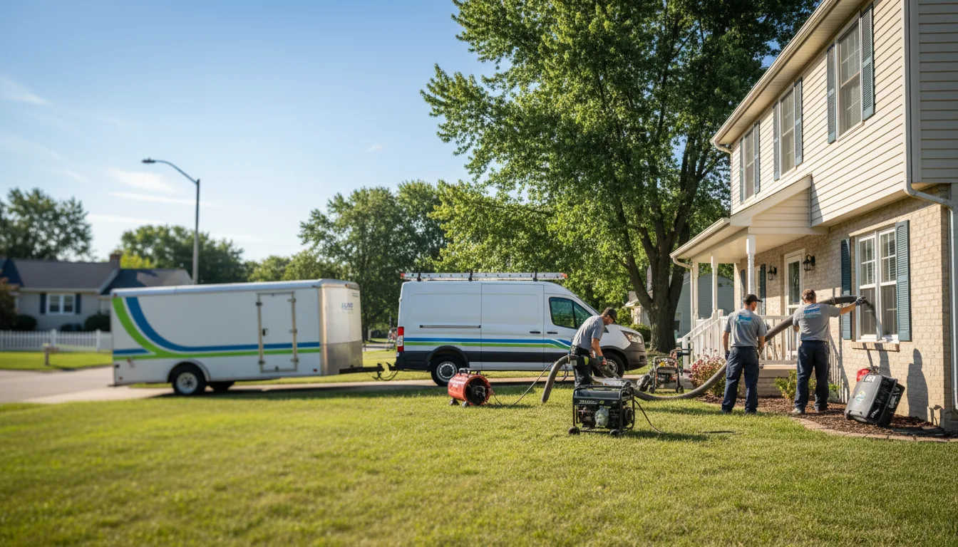 Flooded Basement Restoration And Cleanup With Repair in Riceville, IA near me